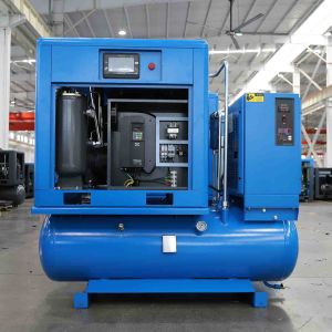 Factory Price 15kw 4-In-1 Integrated Screw Air Compressor With 300L Tank