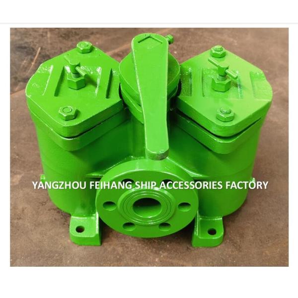 Technical Parameter Table For Duplex Oil Filter Double Oil Strainers Model AS32 Cb/T425-94 Body Cast Iron With Filter
