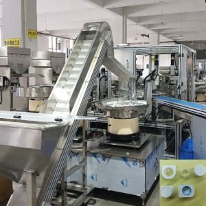 High Flexibility Milk Heli Cap Assembly Machine With Index Motion Operation Type