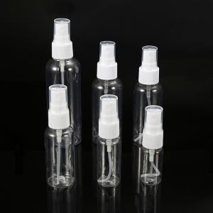 Empty Plastic Clear Spray Mist Bottle 100ml 200ml 500ml