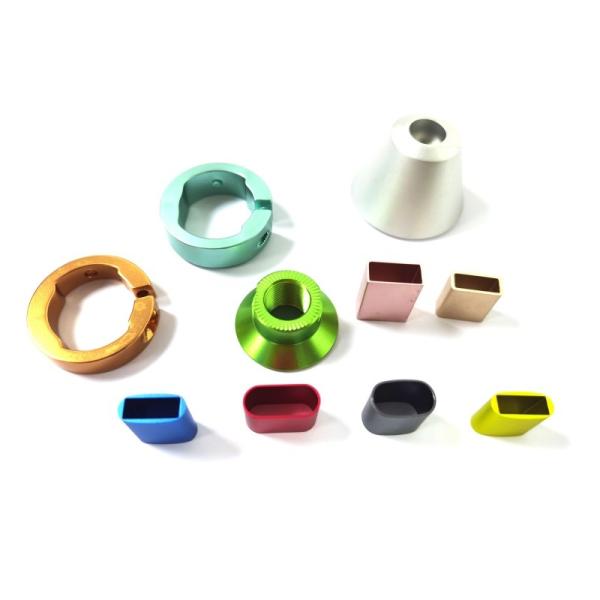 Silver Anodized CNC Precision Machined Parts , 0.002mm CNC Machine Aluminum