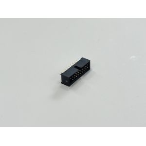IDC 20-Pin Dual-Row Fully-Shrouded Male Connector, Pin-Header Type, Exposed 3
