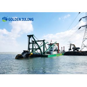18 m Dredging Depth JLCSD650 Cutter Suction Dredger Mud Dredger With Sharp