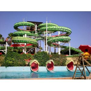 Children Aqua Water Park Slide Private Pool Fiberglass Slide Rides