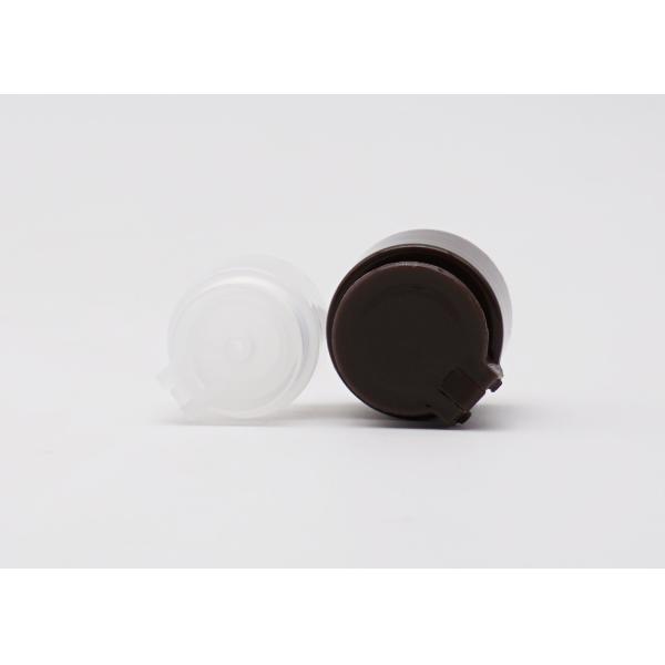 28mm Neck Cosmetics Plastic Screw Flip Top Cap Solid Packing