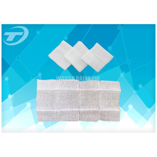 White Blue Green 100% Cotton Medical Gauze Swabs For First Aid