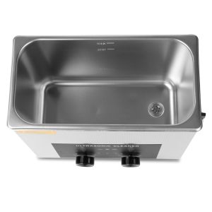 Multi-Application Ultrasonic Cleaner 6L 180W with Encoded Timer Heater Basket