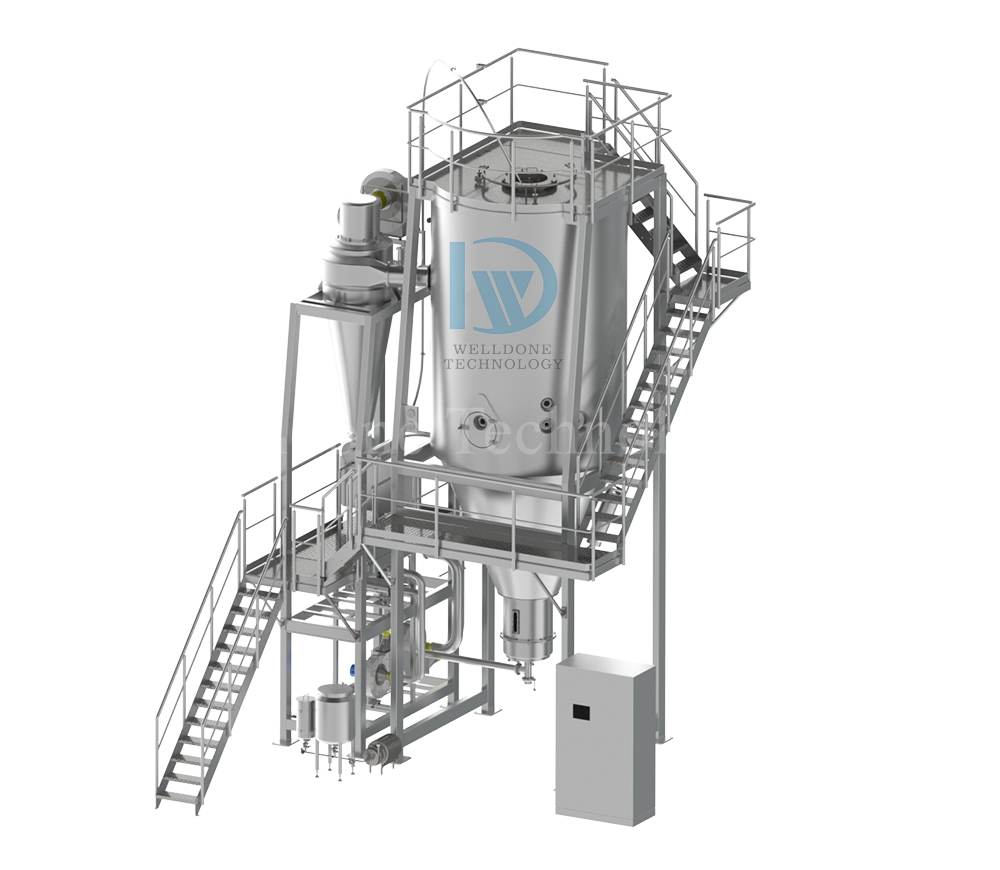Customized Made And Environmental Friendly Powder Drying Spray Tower Machine