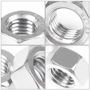 Hot Dip Galvanizing Din 934 Nut Polished Finish Grade 8.8 Carbon Steel Hex Nut