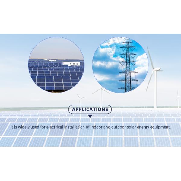 PV Photovoltaic Cable For Electrical Equipment Tinned Wire Core