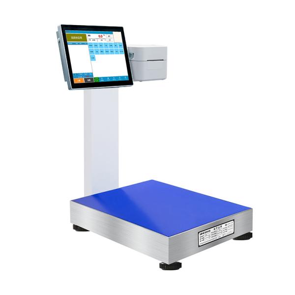 SOHE Touch Screen Printing Artificial Intelligence Computer Scale with Blue