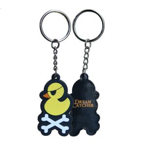 Portable Romotion Key Chain Commemorative Custom Rubber Keychain