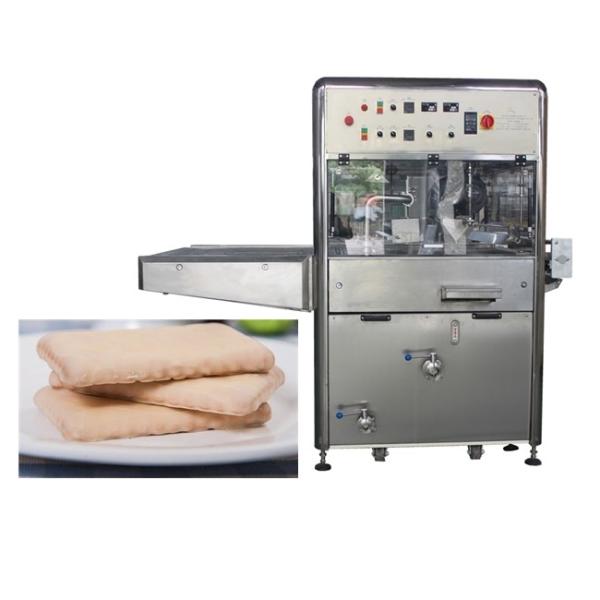 Quality Compound Pure Chocolate Enrobing Machine With Cooling Tunnel 1000mm Width for sale