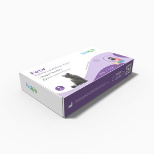 Class I Feline Leukemia Virus FeLV Test Kit Fast Reaction Rapid 5 - 15 Min