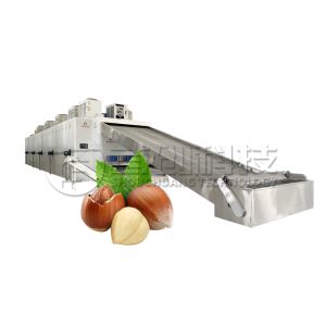 Dried Continuous Belt Drying Cabinet Hazelnut Filbert Dryer Machine