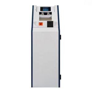 Automatic Dual CIS Atm Cash Deposit Machine LCD Touch Display