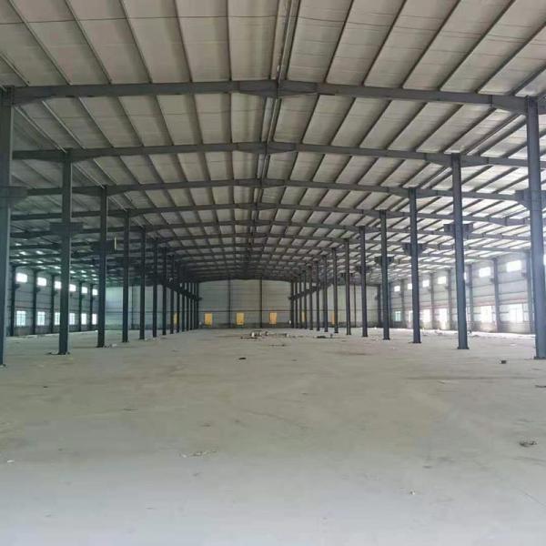 custom gold galvanized light building Prefabricated large span Steel Structural