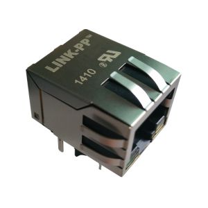 Rj45 Magnetic Connector 1840434-4 Gigabit Jack Shielded With Leds 1840434-6