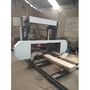 MJ1000 Diesel Engine Portable Sawmill Horizontal Band Resaw Portable Power Saw