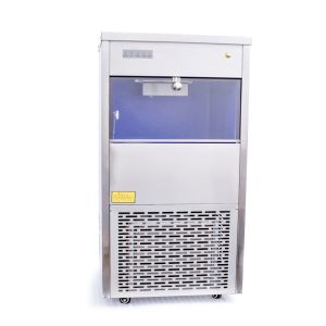 Commercial Electric Snow Flake Ice Machine with 80kg Yield and 30kg Ice Storage