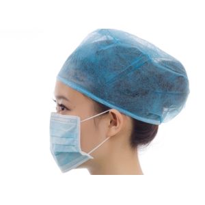Antibacterial Latex Free Elastic Earloop Nonwoven Medical Face Mask
