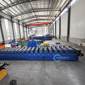Customized Width Double Layer Roll Forming Machine 8-12m/Min Fast Speed