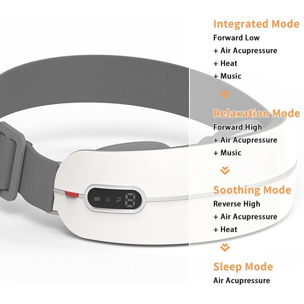 Lightweight Acupoint Rechargeable Eye Massager Bluetooth With Heating