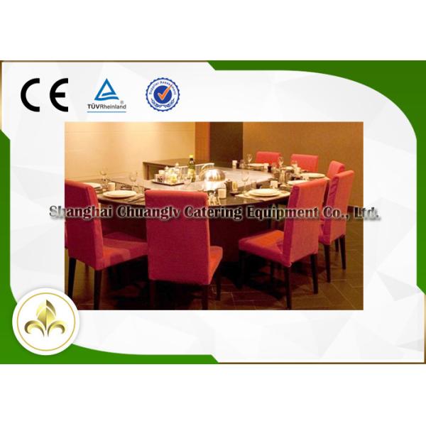10 Seat Circle Induction / Electric Teppanyaki Grill Table With Ventilation