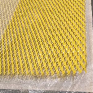 Golden Colour OEM Expanding Wire Mesh Diamond Shape Metal