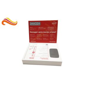Square 1000g Greyboard Electronics Packaging with top and lid