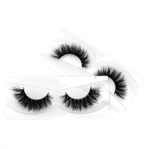 Super Thin Natural Mink Lashes , Natural Look 19mm Mink Lashes
