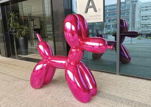 Wholesale 150cm High Nano Coating Stainless Steel Balloon Dog Sculpture from china suppliers