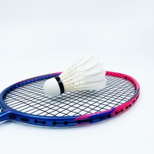 Light Weight Model D7 Full Graphite Carbon Fiber Badminton Racket Tension 22