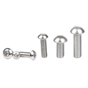 Wholesale M2 M2.5 M3 M4 M5 M6M8 M10 M12 M14 M16 M18 M20 M24 M27 M30 Plain Finish Flat Head Hexagonal Furniture Socket Screws And Bolts from china suppliers