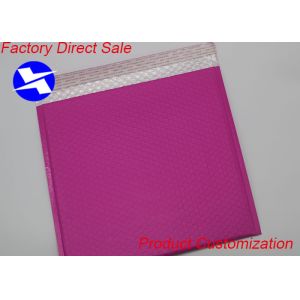 Light Weight Bubble Shipping Envelopes , Red Colored Poly Mailers 6*9" Inches