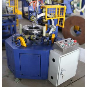 PLC Control Electric Cable Coil Packing Machine Protecting Goods GW200 8m/Min