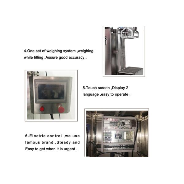 Semi-Automatic Granule Filling Packing Machine with 10-50kg Weighing Range and Easy to Operate Design