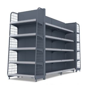 Powder Coated Supermarket Shelf Rack For Various Supermarkets