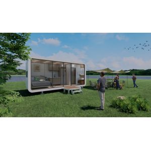 2024 Luxury Movable Mobile Prefab Tiny Prefabricated Apple cabin container House