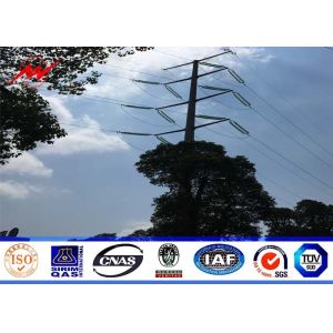 Medium Voltage Utility Power Poles For 69KV Distribution Line