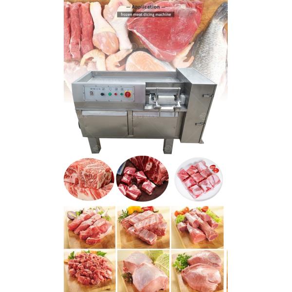 Frozen Meat Cube Cutting Machine Dicing Function for Meat Processing