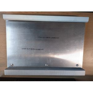 Open Office Seamless Metal Ceiling RAL9016 Microperforated Acoustic Panels