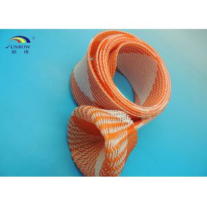 Colorful PET braided expandable Sleeve with ROHS for cable sleeving