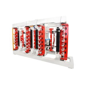 Hwashi IBC Cage Frame Hole Making Machine Automatic Production Line