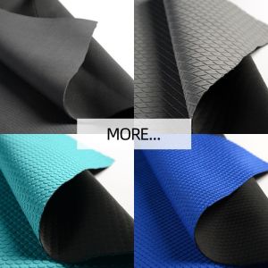 Coarse Graining Wetsuit Fabric Material , Embossing Microgroove Clothes Neoprene