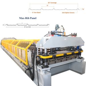 Chain Driven Ag Roof Panel Roll Forming Machine 220v