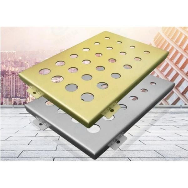 Quality Wall Modeling Door Head  Perforated Aluminium Panels Facade 1220*2440mm for sale