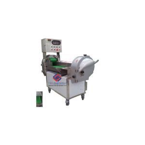 Multi Function Dual Head Fruit Cutter Machine For Leafy And Root Vegetable