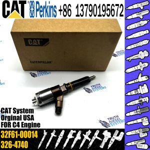 Diesel engine fuel injector 3204740 326-4756 32F61-00014 for Caterpillar C6.4 C4