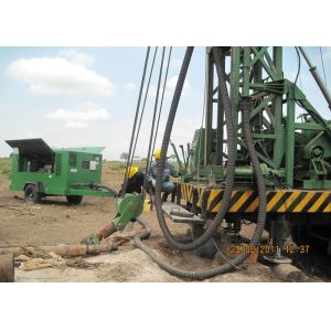 Wholesale TRUCK MOUNTED WATER WELL DRILLING RIG DEPTH 350M MECHANICAL TRANSPORTATION TOP HEAD DRIVE USE MUD AND DTH HAM HAMMER from china suppliers